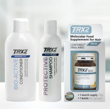 TRX2® Molecular Supplement for Hair + TRX2® Advanced Care Protective Shampoo + TRX2® Advanced Care Bio-Active Conditioner Bundle